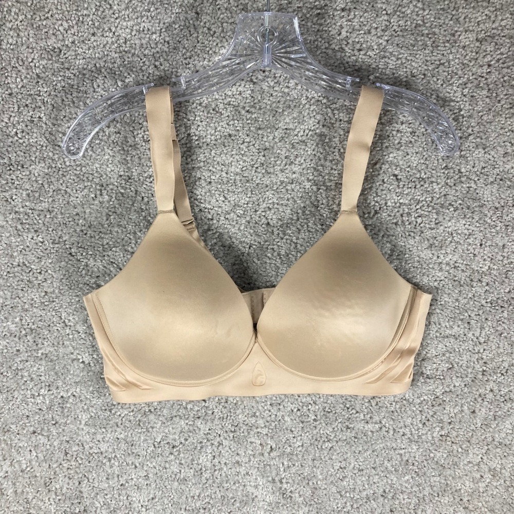BALI Women's‎ Seamless Comfort Underwire Bra Beige L G 3462 (READ)